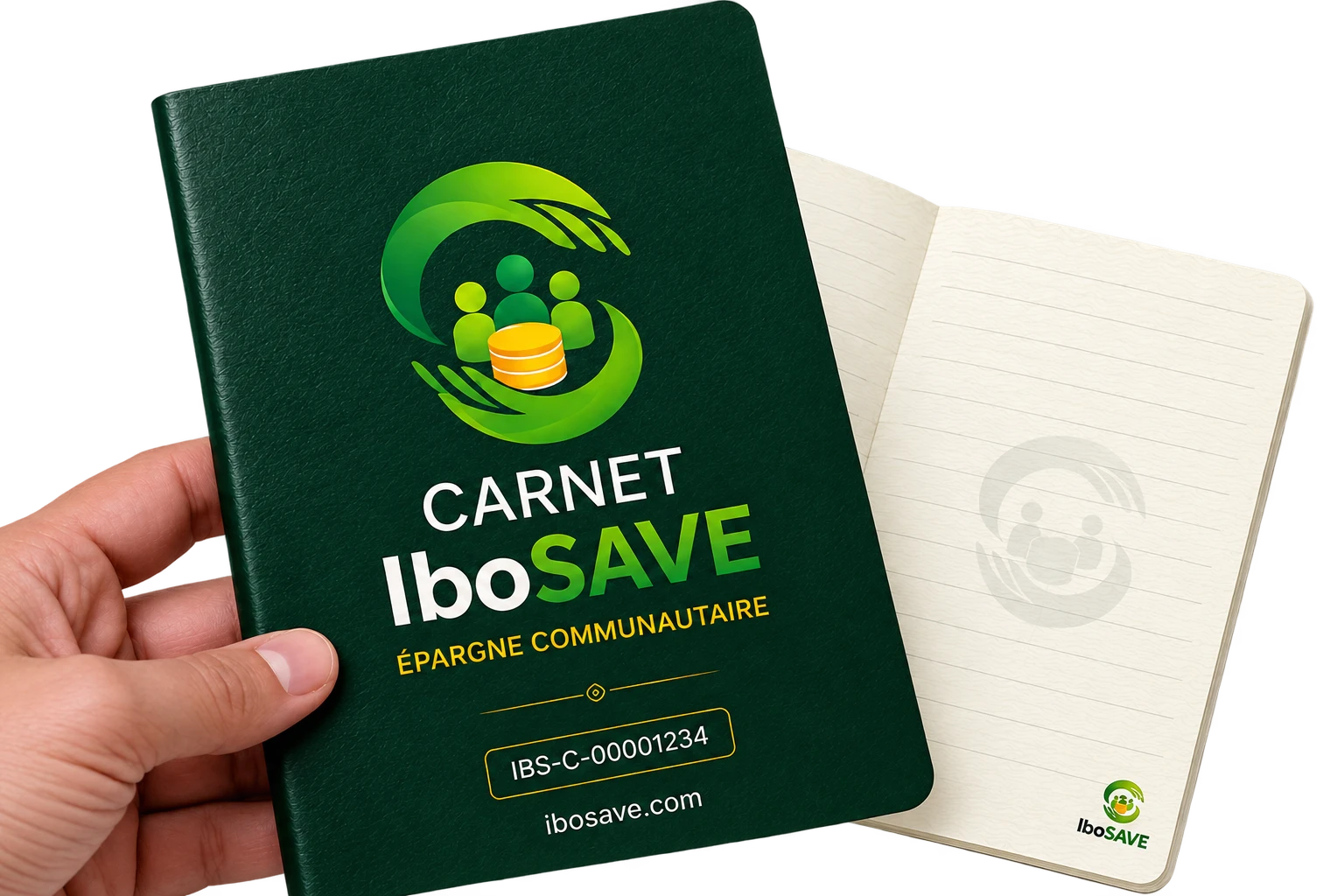 Carnet physique IboSAVE – épargne communautaire